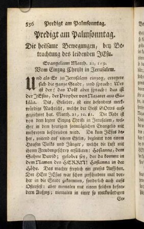 556-560, Evangelium; Eingang; Gebet