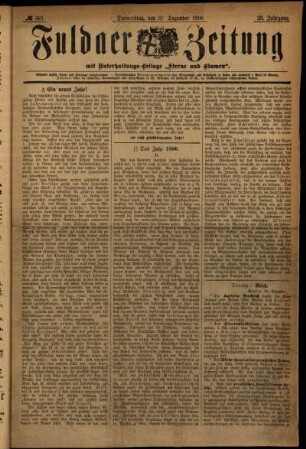 Ausgabe vom Donnerstag, den 31. Dezember 1896.