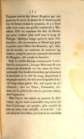 Extrait d'un discours prononcé dans une société litteraire sur les événemens de la Grèce