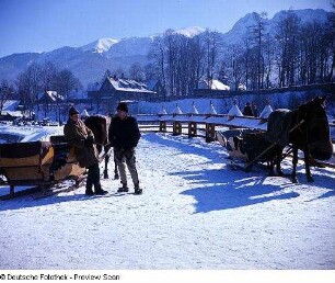 Polen, Zakopane, Goralenschlitten