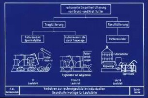 Verfahren zur rechnergestützten individuellen Grundfuttervorlage für Laufställe