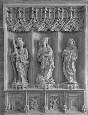 Altar mit den Heiligen Helena, Margaretha und Matthäus