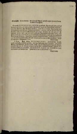 Gnädigste Verordnung, die general Sperr in disseitigen Herzogthums Landen betreffend : Zweybrücken den 13 September 1770.