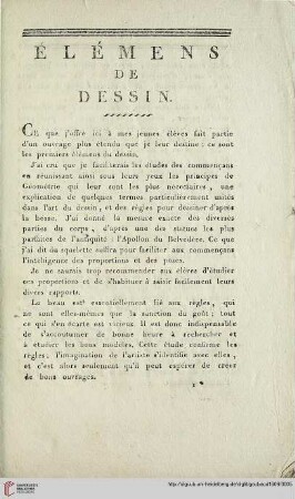 Élémens de dessin