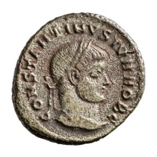 Münze, Follis, Aes 3, 321 - 324 n. Chr.