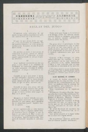 «Club Nacional de Ajedrez»
