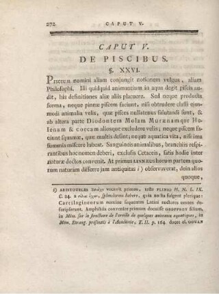 Caput V. De Piscibus.