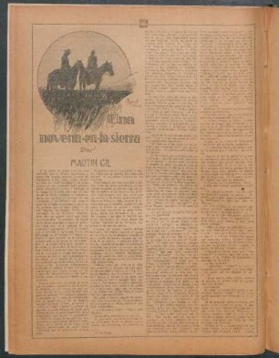 Una novena en la sierra