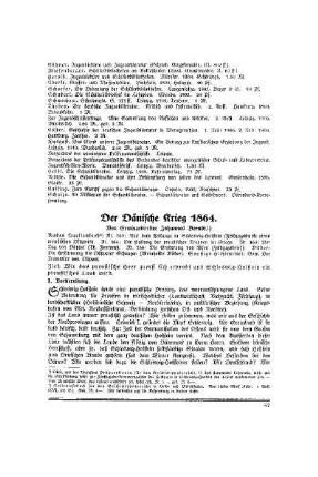 Der Dänische Krieg 1864