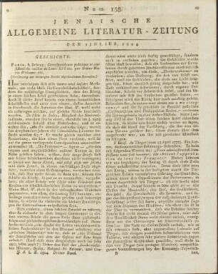 Num. 158. Den 3. Julius. 1804