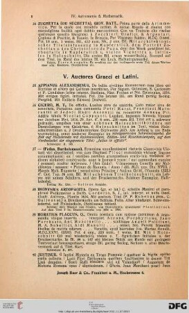 Auctores Graeci et Latini (Nr. 35-53)