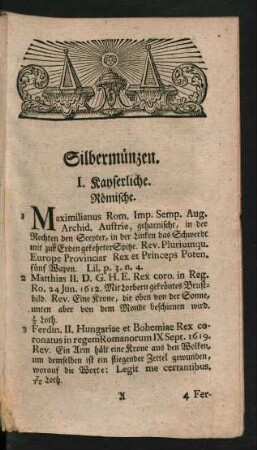 Silbermünzen