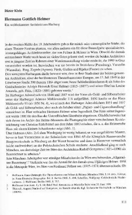 Hermann Gottlieb Helmer : Ein weltbekannter Architekt aus Harburg