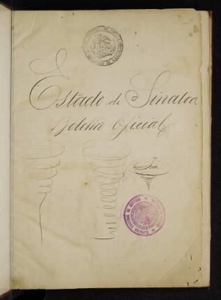 T. 2.1874: Boletín oficial del Estado de Sinaloa