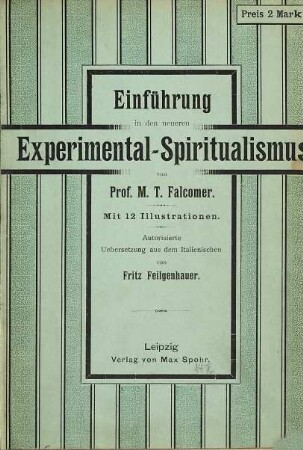 Einführung in den neueren Experimental-Spiritualismus