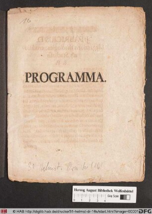 Programma