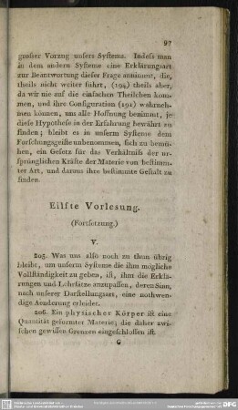 Eilfte Vorlesung. (Fortsetzung)
