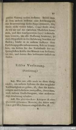 Eilfte Vorlesung. (Fortsetzung)