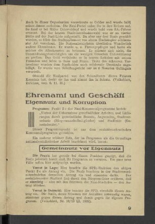 Ehrenamt und Geschäft