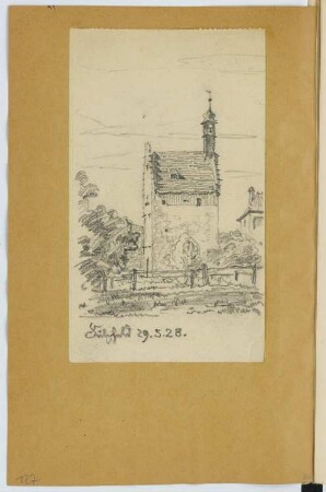 Maintor, Sulzfeld: Perspektivische Ansicht (aus: Skizzen- und Fotoalbum 16)