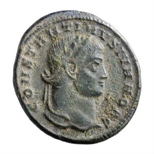 Münze, Follis, Aes 3, 328 - 329 n. Chr.