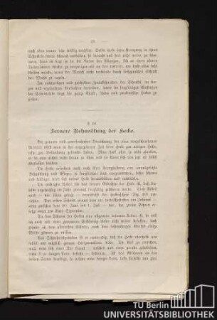 § 10. Fernere Behandlung der Hecke.