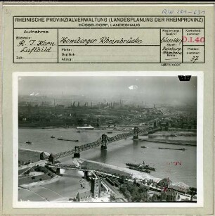 Duisburg, Hamborn, Rheinbrücke