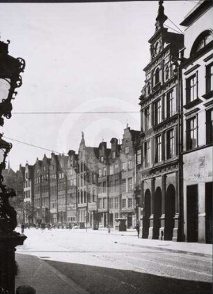 Nordseite des Langen Marktes Danzig