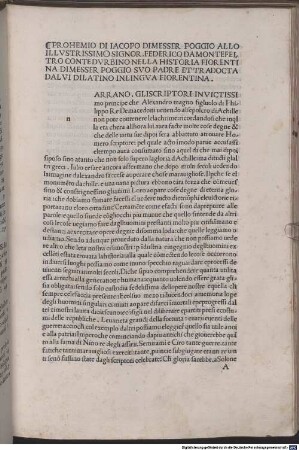 Historia Fiorentina : [1-2], [2]. Historia Florentina