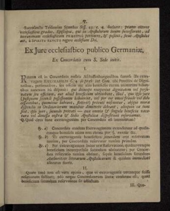 Ex Concordatis cum S. Sede initis.