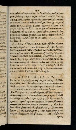 159-166, Articulus XIV - XV