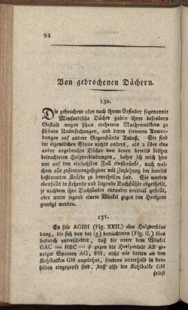 Von gebrochenen Dächern.