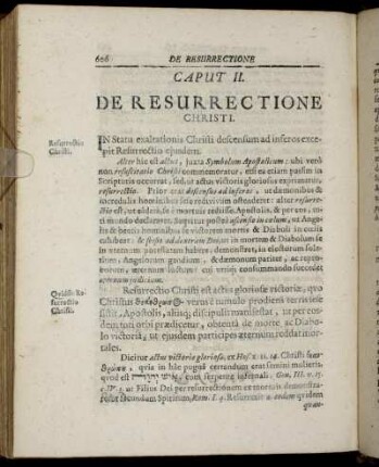 Caput II. De Resurrectione Christi.