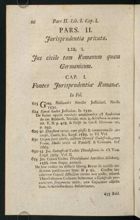 66-211, Pars II. Jurisprudentia privata