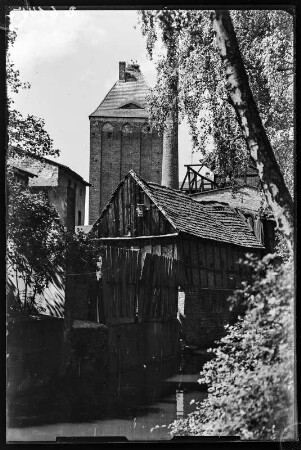 Schlawe (Slawno/Polen). Partie am Stolper Tor (Brama S?upska)