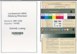 Entnazifizierung Ludwig Schmidt , geb. 19.12.1888 (Kaufmaennischer Angestellter)
