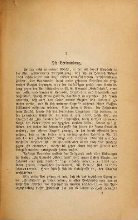 Jämmerlichkeiten in der Münchener Schriftstellerwelt