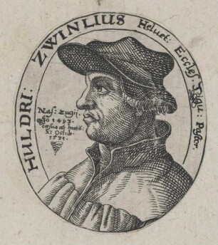 Bildnis des Huldri Zwinglius