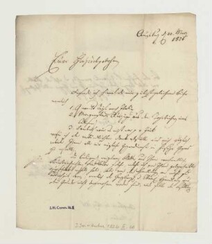Brief von Johann Joseph Huber an Joseph Heller
