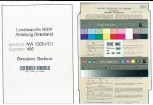 Entnazifizierung Barbara Beaujean , geb. 07.08.1907 (Justizangestellte)