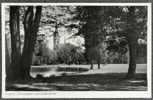 Leipzig, Johannapark mit Lutherkirche