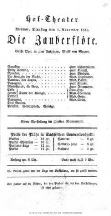 Die Zauberflöte