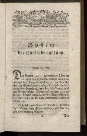 Vom Becken. - Die verstopfte monatliche Reinigung.