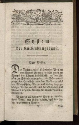 Vom Becken. - Die verstopfte monatliche Reinigung.