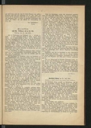 Ausschuß-Sitzung am 22. Juli 1881. Laistner
