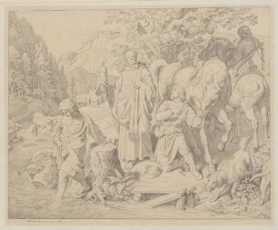 Rudolf von Habsburg und der Priester