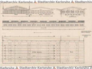 Beichel, Friedrich. Straßenbahn-Wagenhalle Tullastraße. Umbau und Erweiterung