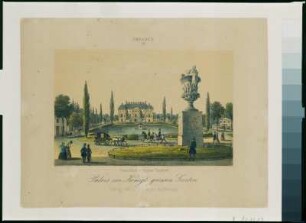 Das Palais im Königl. grossen Garten (mit Teich)