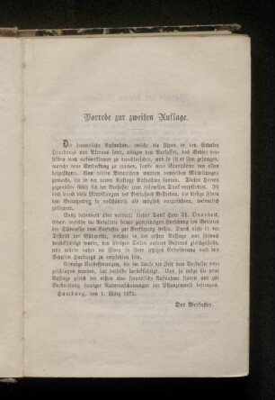 Vorrede zur zweiten Auflage.
