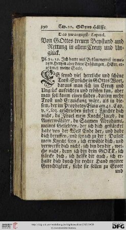 Das zwantzigste Capitel